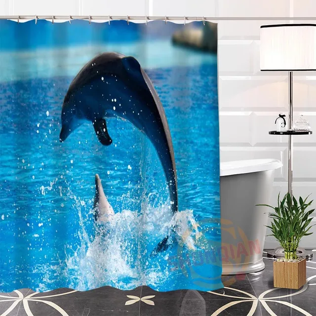 Buy 100 Polyester Custom Popular funny dolphin2
