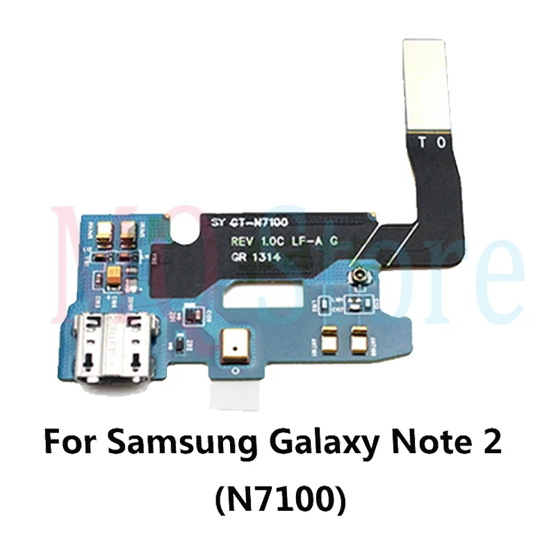 Для Samsung Galaxy Note 2 N7100 N7102 N7105 usb разъем для зарядки док станция гибкий кабель с