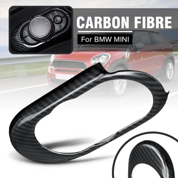 

New Auto Control Console Panel for BMW for MINI for Cooper S F55 F56 F57 Auto Interior Moulding Panel Cover Carbon Fibre Style