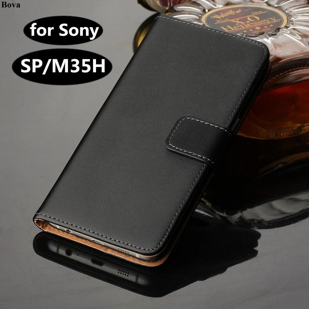 

wallet Leather case For Sony xperia SP case Luxury Cover For Sony Xperia SP M35h C5303 card holder shell Retro phone bags GG