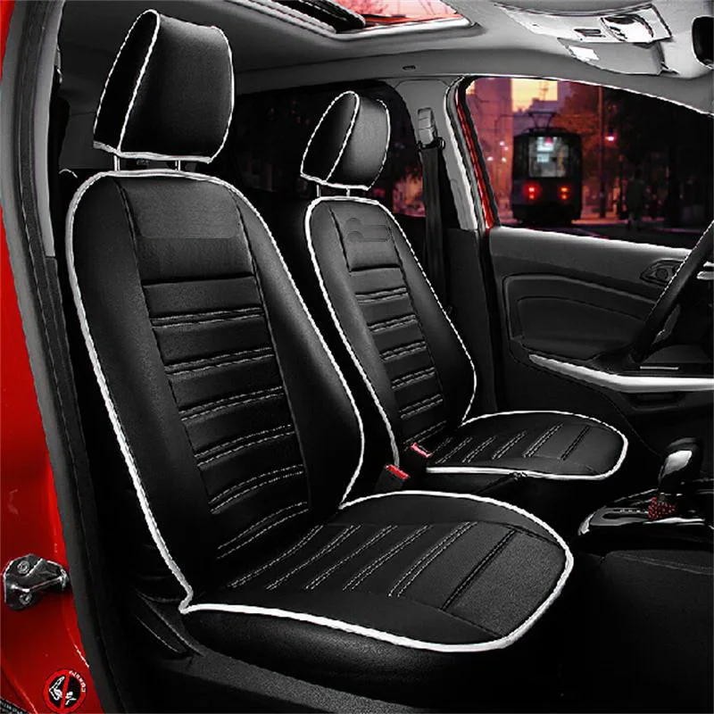 11 Pcs Diy Car Styling Leather Special All Inclusive Pu 11 Pcs Diy Car Styling Leather Special All Inclusive Pu Seat Cover With Logo Stickers For Frod Ecosport 2017 Accessories In Automobiles Covers