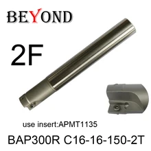 BEYOND BAP300R C16-16-150-2T правый угловой Фрезер arbore Fraise en bout Для APMT1135 карбидные вставки 2 Флейта концевая фрезеровка