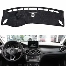 Для Mercedes-Benz CLA GLA-Class 180 200 250 220- фланелевые Dashmats Dashboard Чехлы Dash колодки коврик в машину на заказ