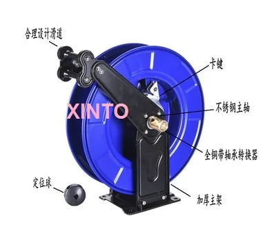 Automotive high pressure water hose reel, Automatic retractable