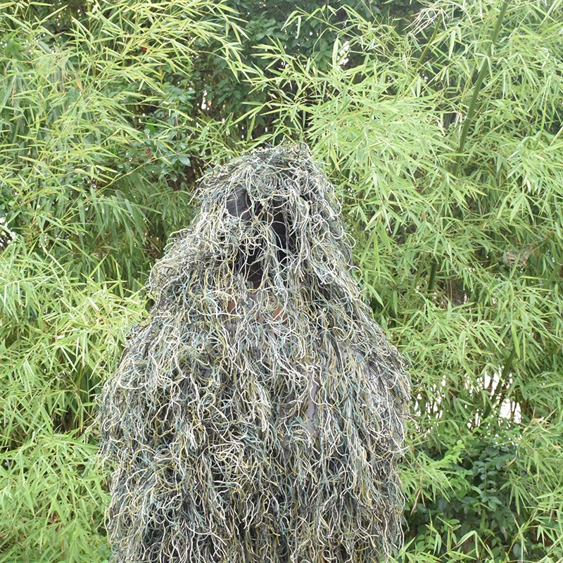 Ghillie костюм пустыня прочная дышащая сетка подкладка Охота камуфляж снайпер