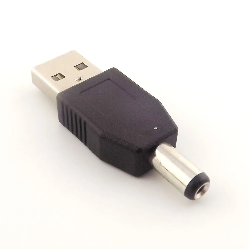 10Pcs USB 2.0  A -5.5mm x 2.1mm ÷ 5V DC   ġ  Ŀ