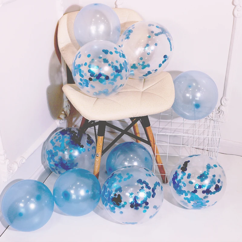 

10pcs/lot Rose Gold Balloon Confetti Set Birthday Party Balloon Anniversary Wedding Balloon Decoration Gift for Wedding Guests