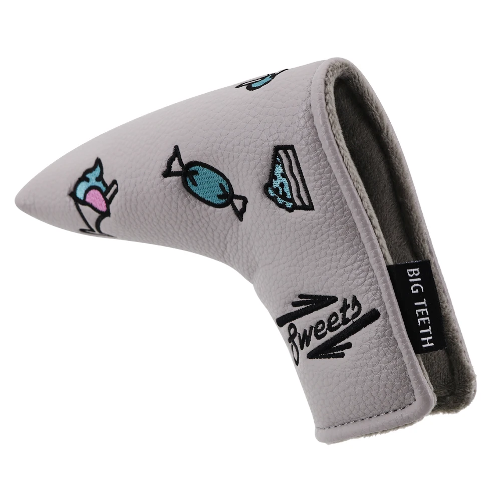 6003526 big teeth golf pingtype putter cover grey (2)