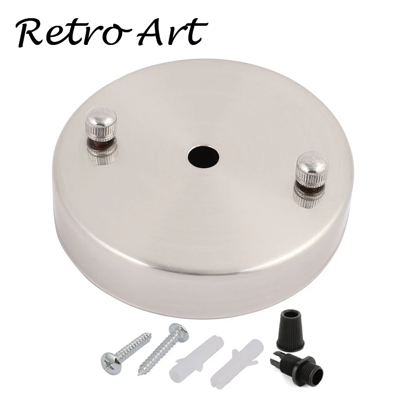 

Decorative Chandelier ceiling rose vintage industrial metal ceiling plate ceiling canopy with lamp cord grips