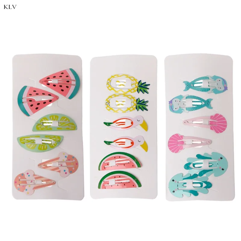 

3 Pair/lot Baby Mini Small Hair Clips Safety Hair Pins Barrettes For Girls Kids
