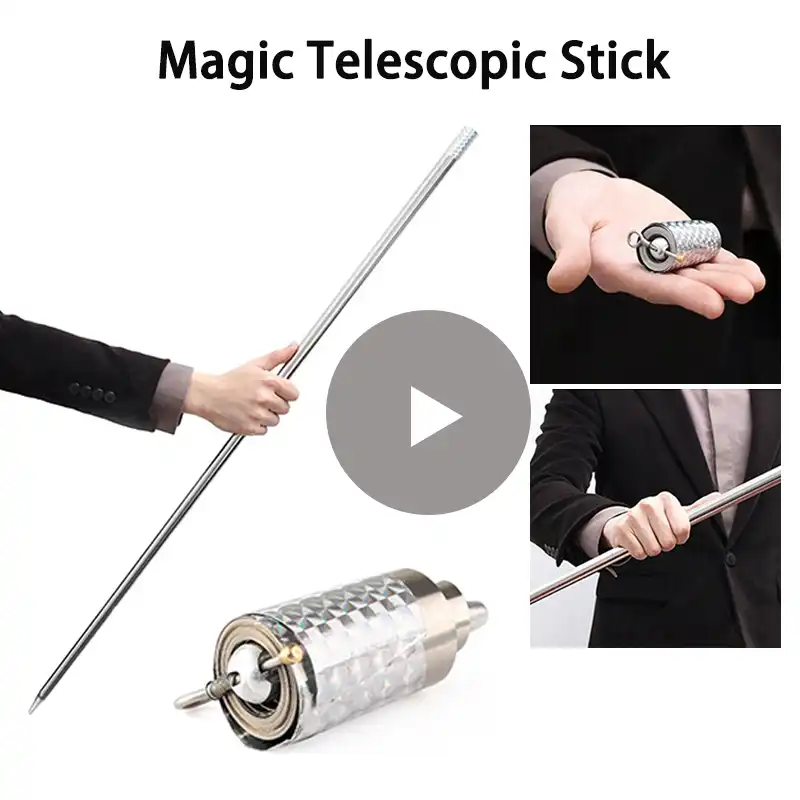 New Martial Arts Staff Self Defense Stick Portable Metal Magic Pocket Telescopic
