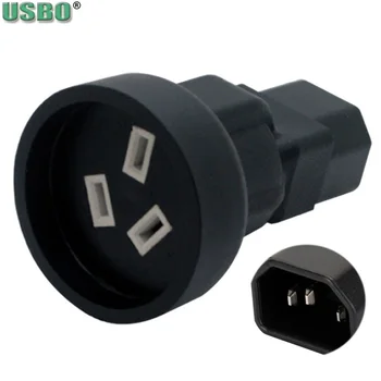 

IEC320 10A CE Copper Male C14 to AU New Zealand Australia China UPS PDU Power Rewirable Connector Receptacle Adaptor Socket Plug