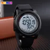 SKMEI 2 Time Mileage Watches Mens Calorie Distance Digital Sport Wrist Watch For Men Pedometer Data Clock relogio masculino 1469 ► Photo 3/6