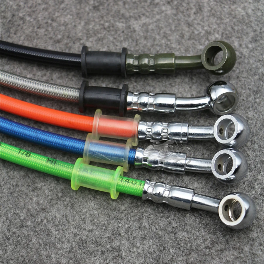 M10 Dirt Bike Braided Steel Hydraulic Reinforce Brake line Clutch Hose