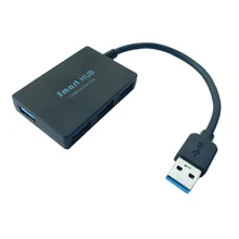 FORNORM USB 3,0 концентратор 4 порта USB hub-разветвитель Супер Скоростной пластиковый хаб высокая скорость для ноутбука ПК компьютер