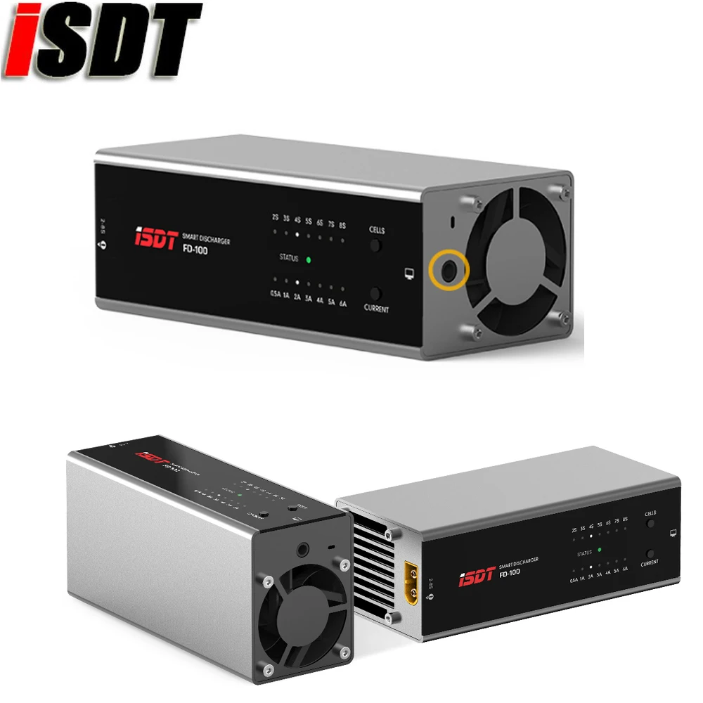 100 Original ISDT FD 100 80W 6A Smart Control Discharger for 2S 8S Lipo Battery for