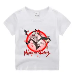 Одежда с принтом Рика и Морти для маленьких мальчиков и девочек детская забавная футболка хлопковый детский летний топ с круглым вырезом