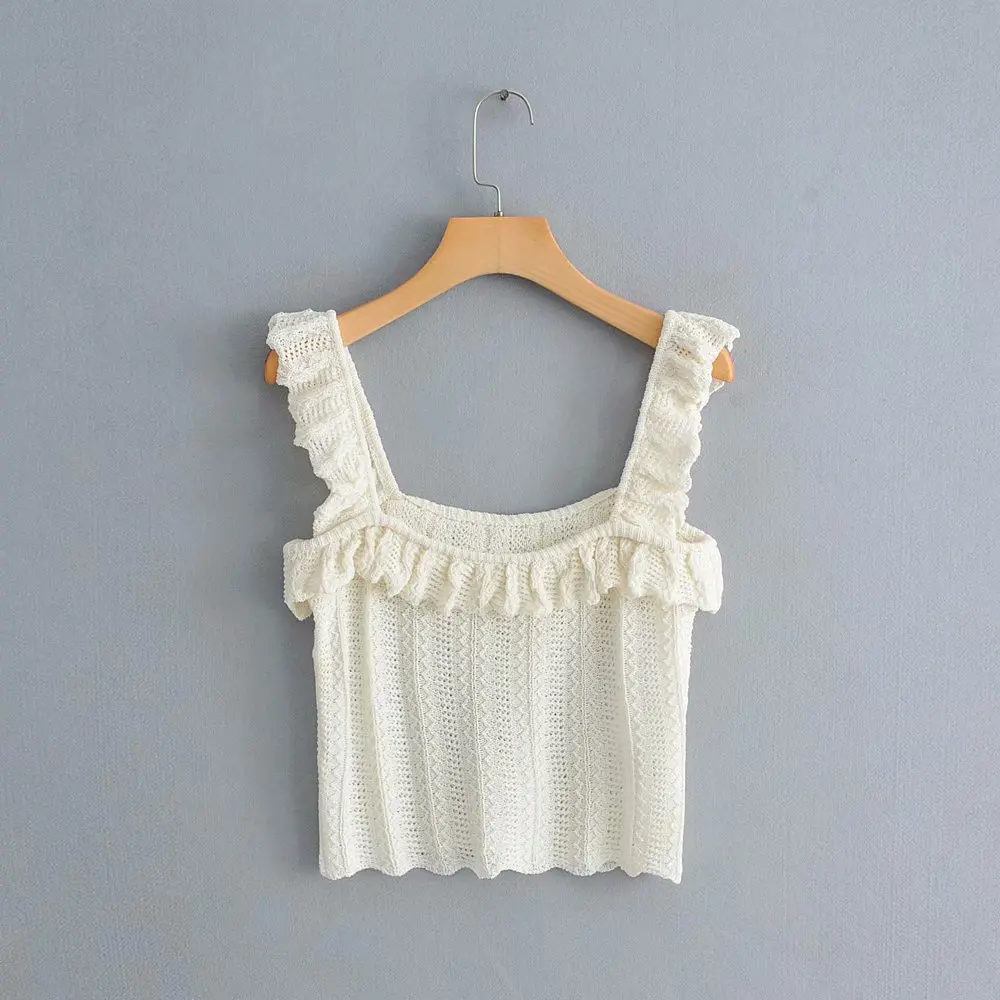 XQ9-38-9507 Европейская и американская мода falbala condole top