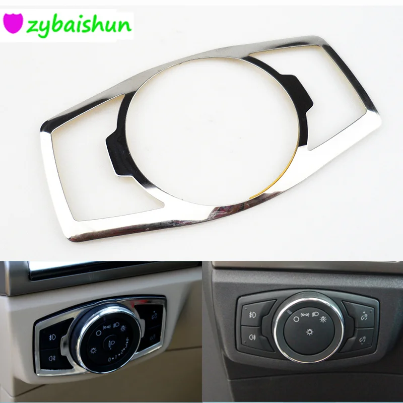 

Stainless Steel Headlight Decorative Stamp For Ford Focus 3 Cover for MK3 / 4 Mondeo Escape Explorer Mustang Kuga accessories