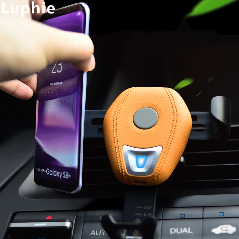 Car Wireless Charger 10W Fast Charger Qi Gravity Wireless Car Charger Air Vent Mount Car Phone Charger Holder for iPhone XS Max