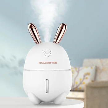 

Mini USB Ultrasonic Air Humidifier Aroma Essential Oil Diffuser with LED Night Light for Home Car USB Fogger Mist Maker 300ML
