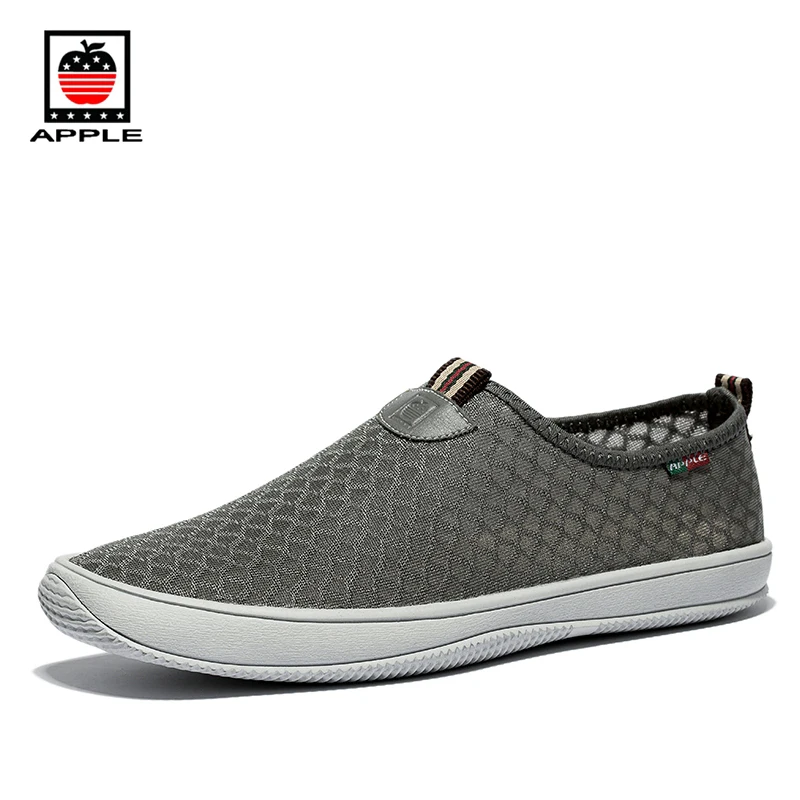 

APPLE New Arrival Breathable Mesh EVA Sole Men's Skateboard Shoes Spring Summer Fall Slip On Style Male Outdoor Sneakers AP-1523