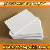100pieces nfc 215 Chip Card Inkjet Printable NFC Card Can Written by Tagmo Works with Switch