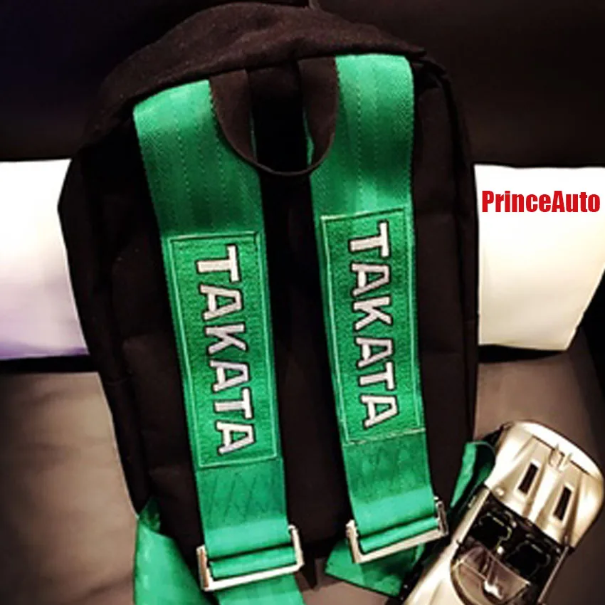 2015 hot JDM novia tela Takata lona Takata mochila con cinturones de seguridad Racing Drift Race Domo JDM bolsa|backpack big|backpack bicyclebackpack - AliExpress