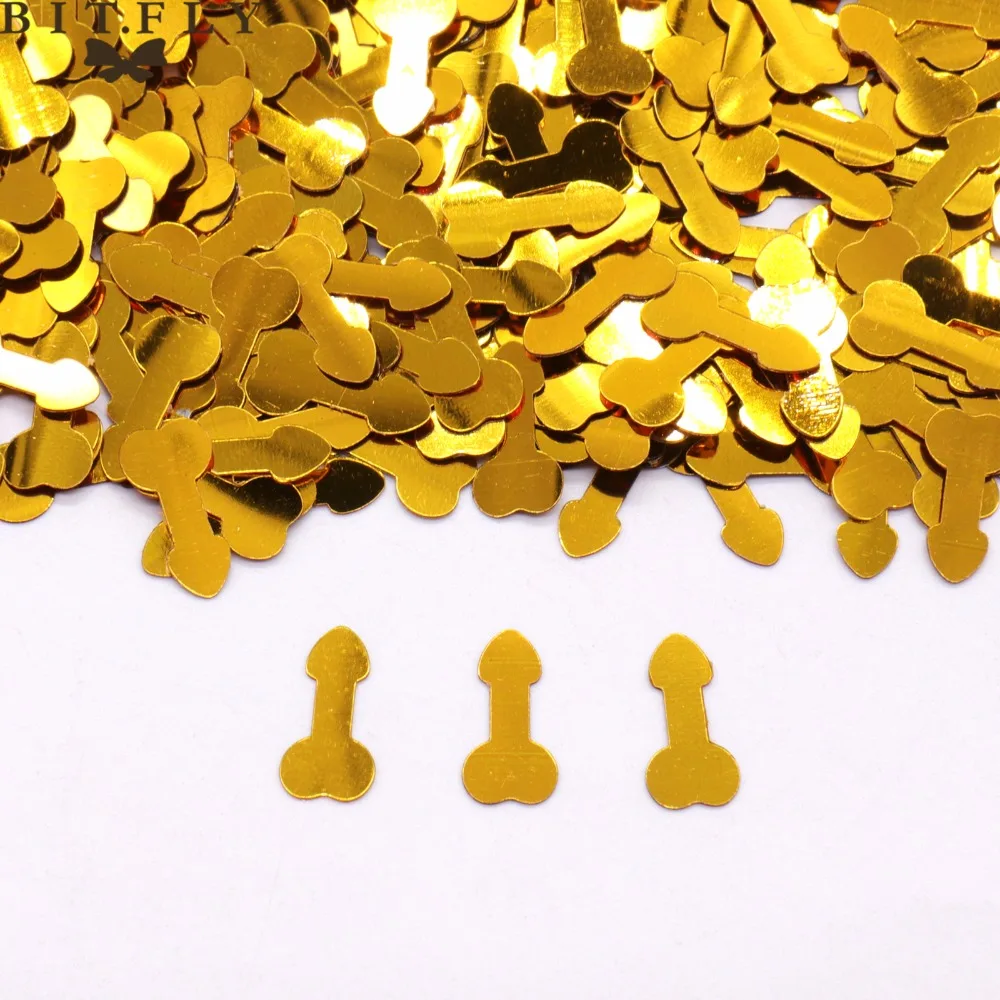1 bag /lot Colorful Hen party penis confetti Bachelorette Party Night Willy Pecker Bridal shower Decoration party supplies