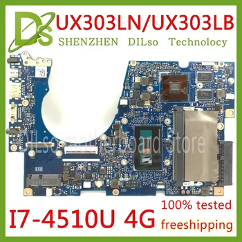 شراءKEFU UX303LN ل ASUS UX303LB UX303L UX303LA اللوحة المحمول UX303LN اللوحة الرئيسية REV2.0 I7-4510U 4GB RAM اختبار العمل 100%
