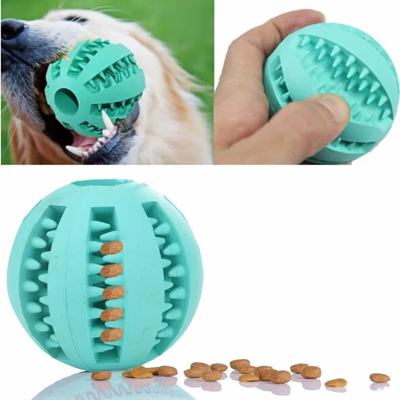 Pet Dogs Puppy Squeaky Chew Toy Sound Pure Natural Non toxic Rubber