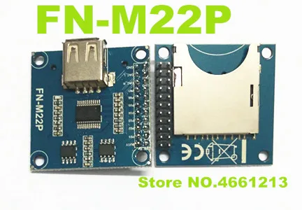 (1 шт.) FN-M22P последовательный порт MP3 голосовой модуль параллельный 2X3W