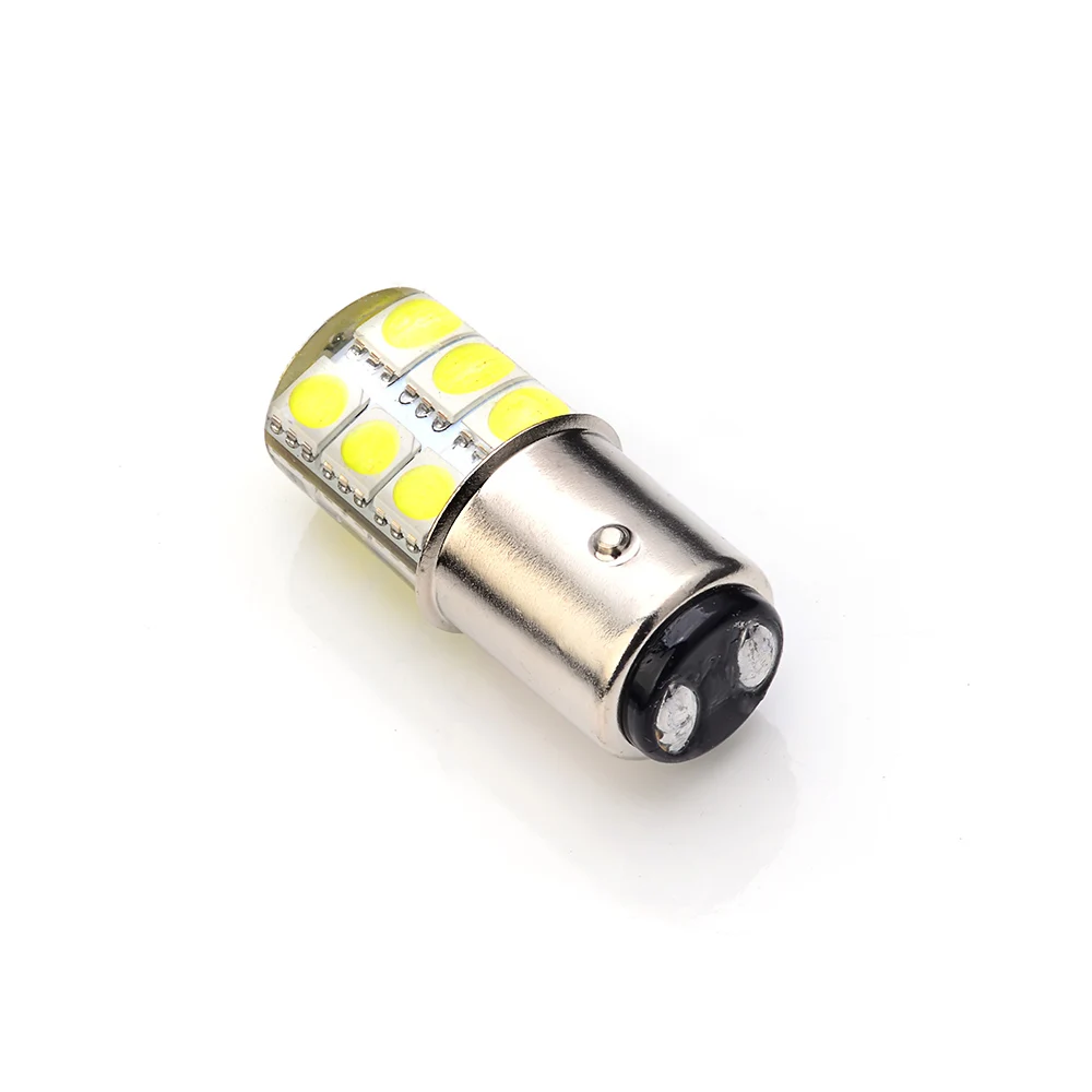 1157 P21/5 Вт Bay15d S25 светодиодный 12SMD 12V 1W силикагель автомобильный тормоз светильник стоп Парковка DRL лампы красный/белый/желтый