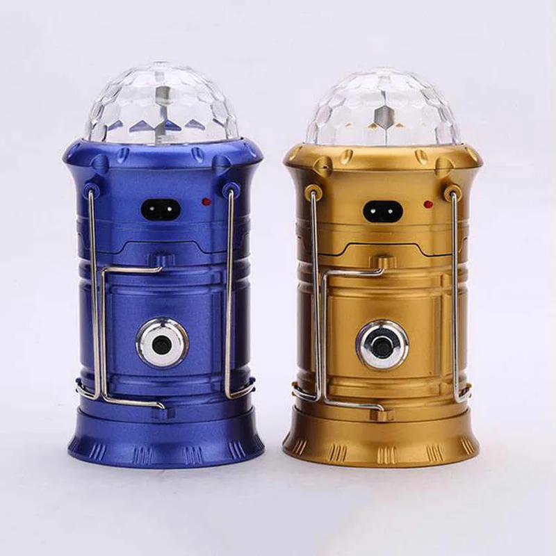 

Portable White Stage Light Voice Control Outdoor Camping Light Tent Collapsible Lantern Hiking QJ888