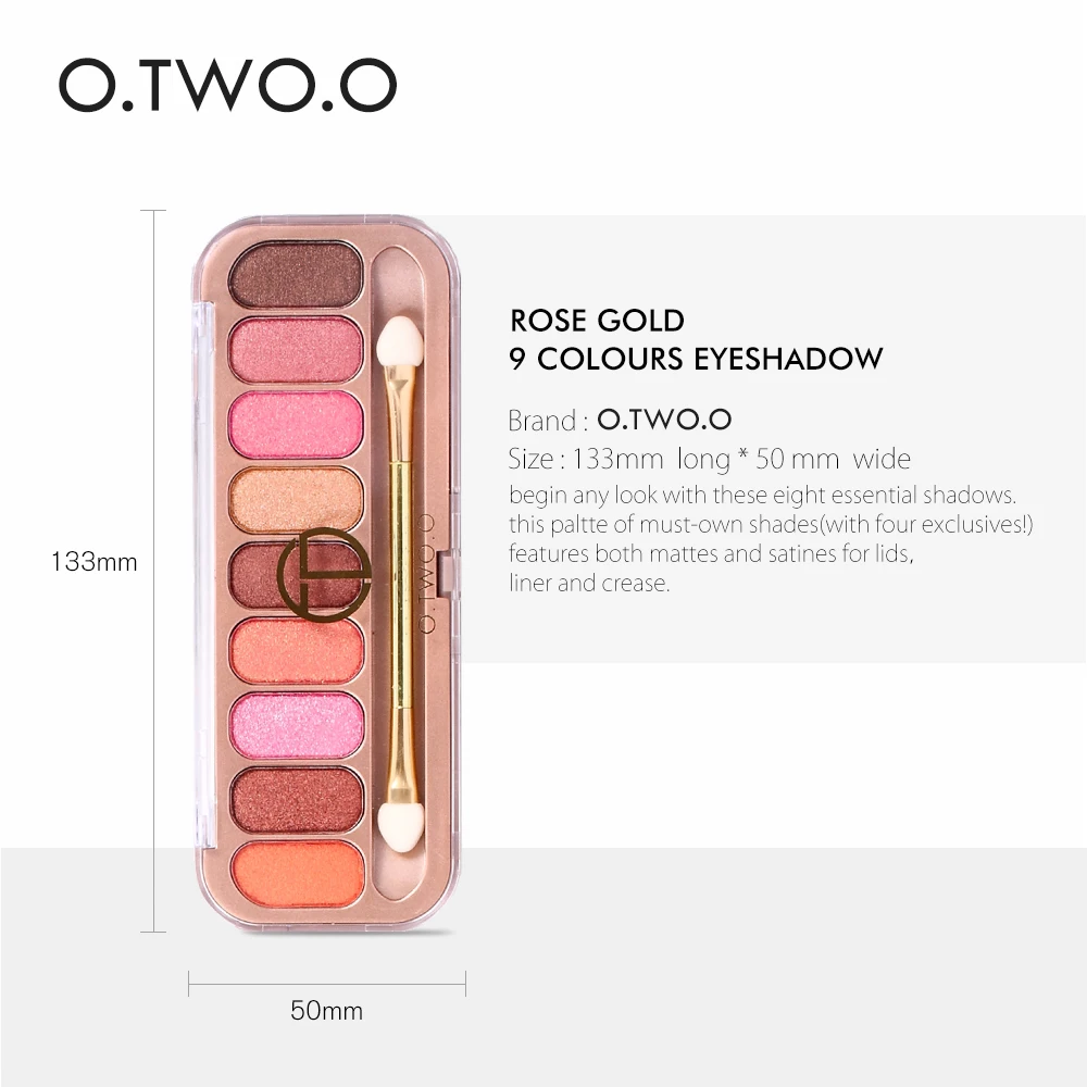 O. TWO. O Новые тени для век с кистью тени для век для макияжа для женщин подарок для девушек