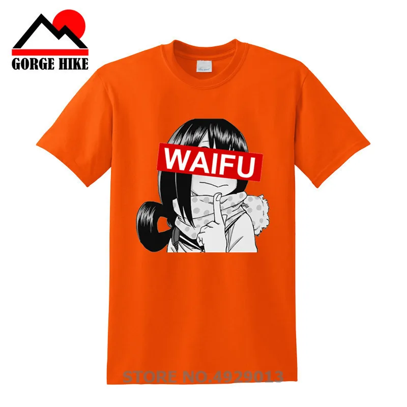 Kawaii хентай аниме Senpai футболки Kabe-Don японское манга Харадзюку Lewd Hentai Waifu футболка