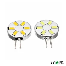 G4 6 светодиодный SMD5730 400LM теплый белый/холодный белый декоративный AC/DC12V G4 Светодиодный светильник лампы для внутреннего освещения