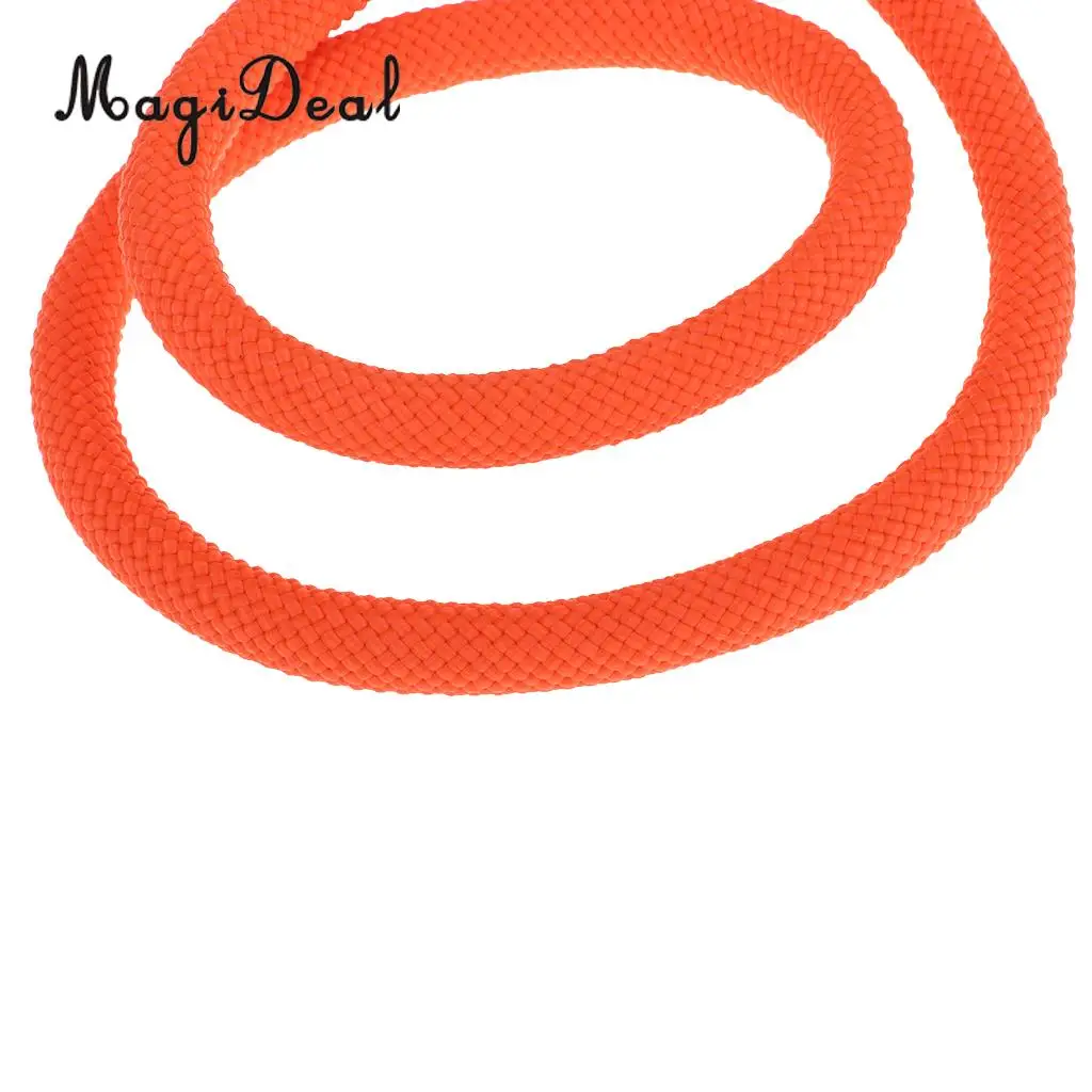 Safety Rock Climbing Fall Protection Shock Absorbing Lanyard Dual Leg Rope with Carabiner Outdoor Mountaineering Caving Rescue