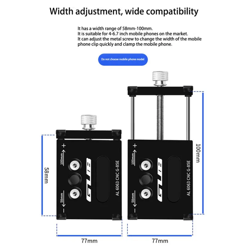 GUB G-85E высококачественный прочный портативный практичный кронштейн для велосипеда, скутера, подходит для Просо xiaomi, держатели для мобильных телефонов