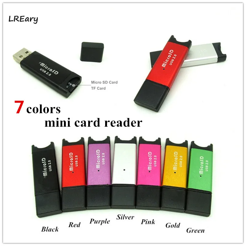 Новинка мини Micro SD SDHC TF USB 2.0 Card Reader адаптер металл