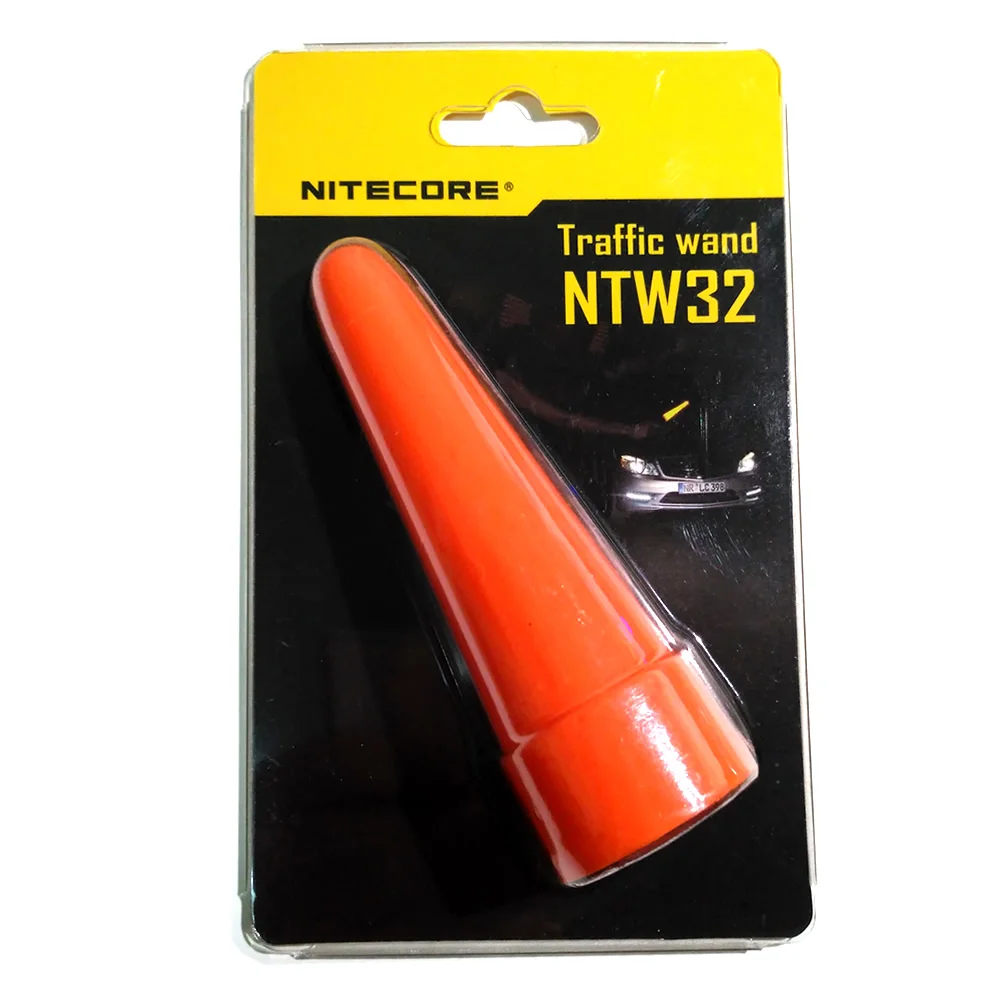 

Topsale NITECORE Led Light Diffuser Red Traffic Wand Cone Suitable Flashlight with Head NTW32mm Portable Lighting Accessories