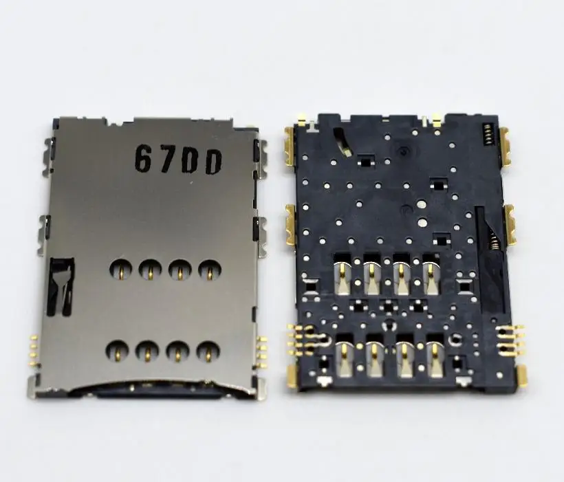 

10PCS/lot, Original new for Samsung Galaxy Tab P1000 SIM card reader module socket holder connector