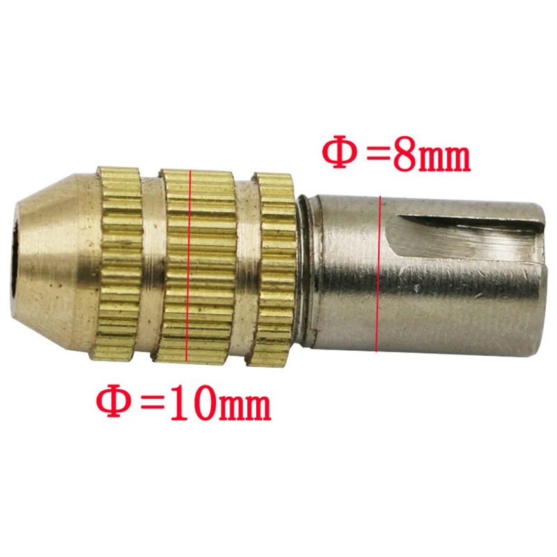 Мини латунные сверлильные патроны цанговые биты 0,5-3,2 мм Dremel роторный инструмент Электрический микро сверлильный цанговый зажим аксессуары для электроинструмента