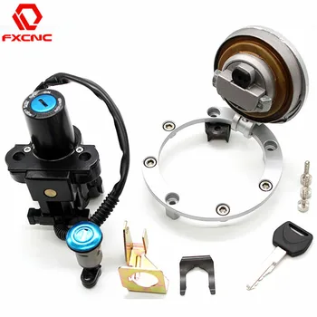 

For Honda CBR1000S CBR600RR F5 CB1000 C1000R CNC Motorcycle Ignition Switch Lock Fuel gas Tank Cap Cover Seat Handle Locks
