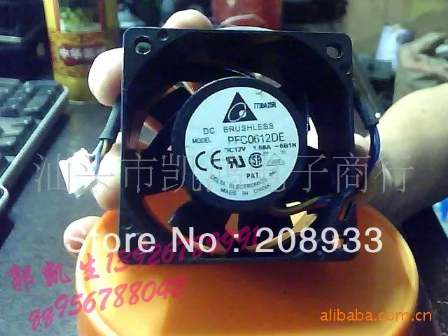 

For Delta 6038 6cm super windy amount of violence fan PFC0612DE support PWM+cooling fan