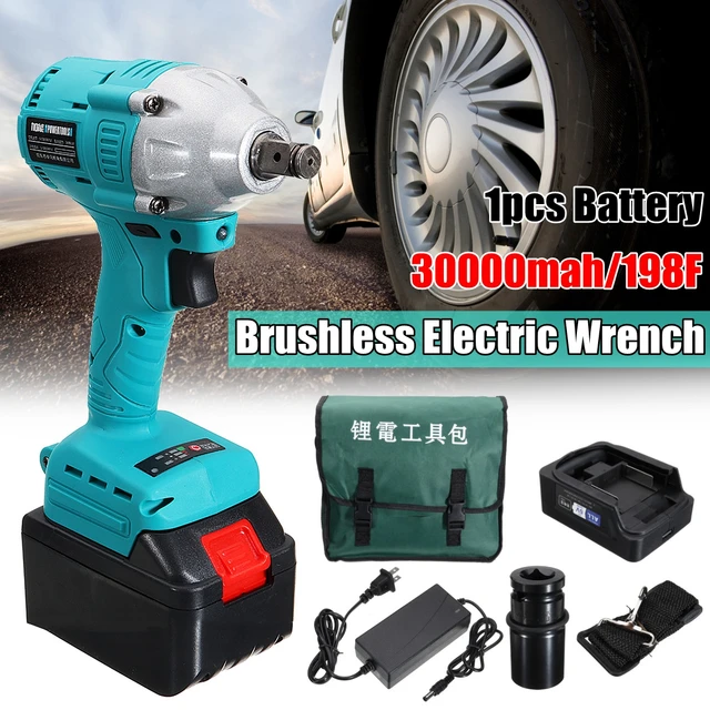 350Nm torque Brushless Electric Impact Wrench Cordless Rechargeable Lithium Battery Hand Drill Installation Power Tool