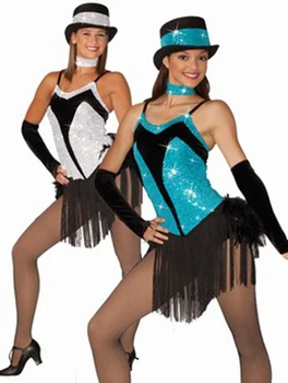 

Adult Female Professional Latin Dance Dance Skirt Tassel Spring New Performance Costumes Ballet Leotards For Children