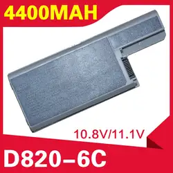 4400 мАч Аккумулятор для Dell Latitude D820 D531 D531N D830 точность M4300 M65 310-9122 312-0393 312-0401