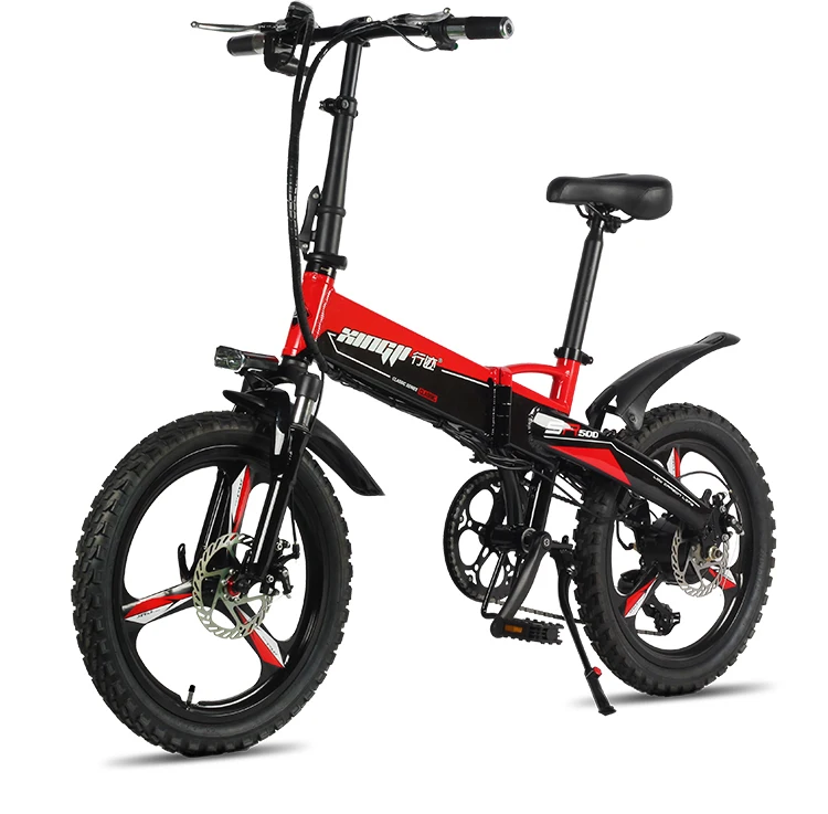 Sale 20 Inch 48 V Lithium Battery Electric Bicycle 250w Engine Rear Wheel Hidden Aluminum Folding Electric Bike Tyres 2.4 Bold 24