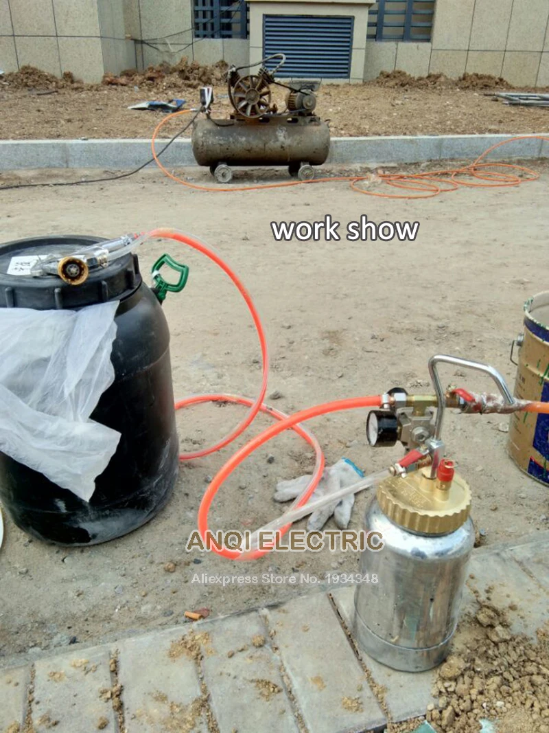 Latex paint spray gun